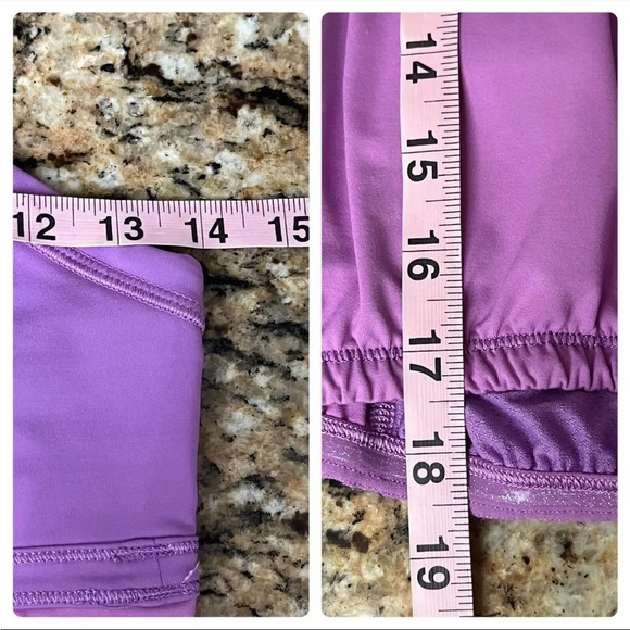 Lululemon Speed Tank Top Women’s 6 Purple Criss Cross Back Built-In Bra Athletic - Picture 6 of 9